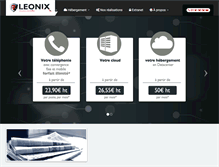 Tablet Screenshot of leonix.fr